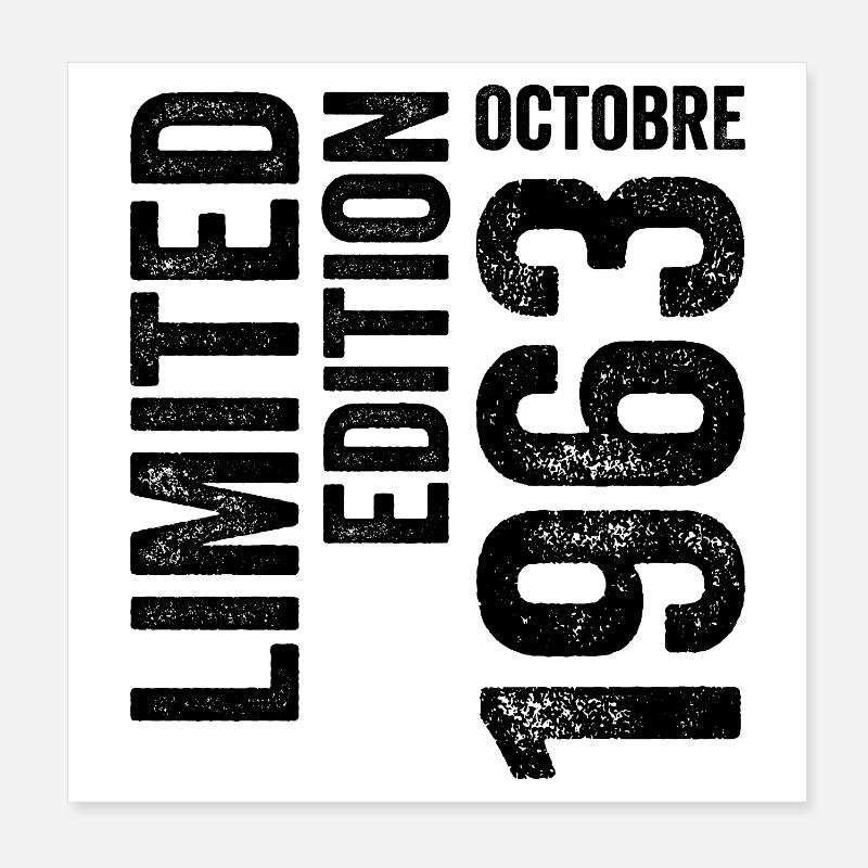 1963 Poster 20 x 20 cm