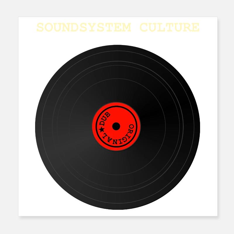 Original Dub Poster 8" x 8" (20x20 cm)