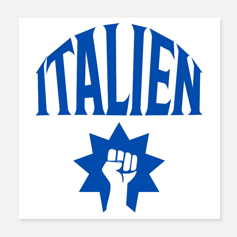 Italie Poster 20 x 20 cm