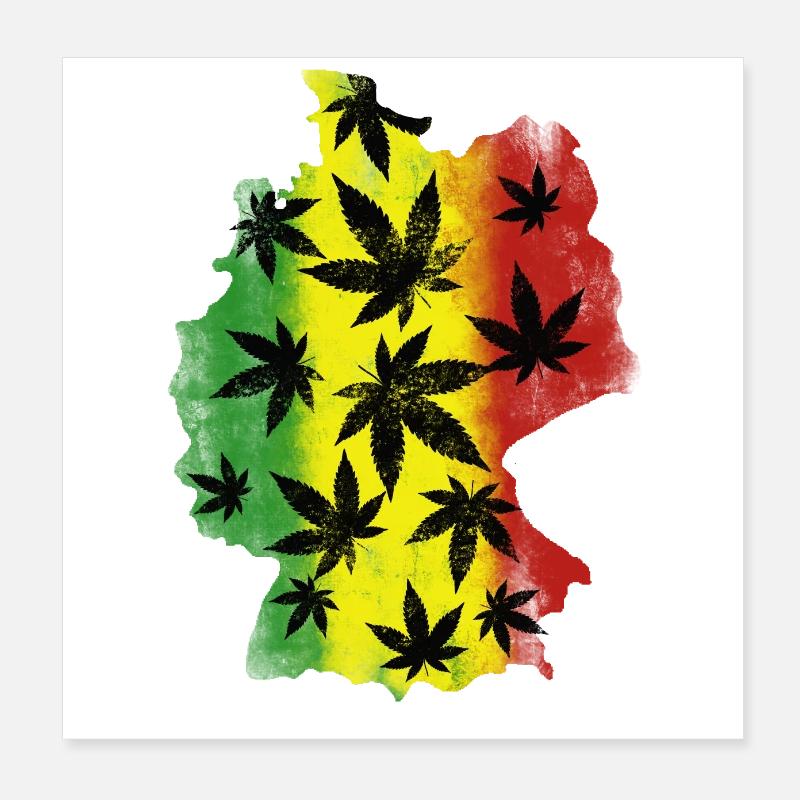 Germany's stoner Poster 8" x 8" (20x20 cm)