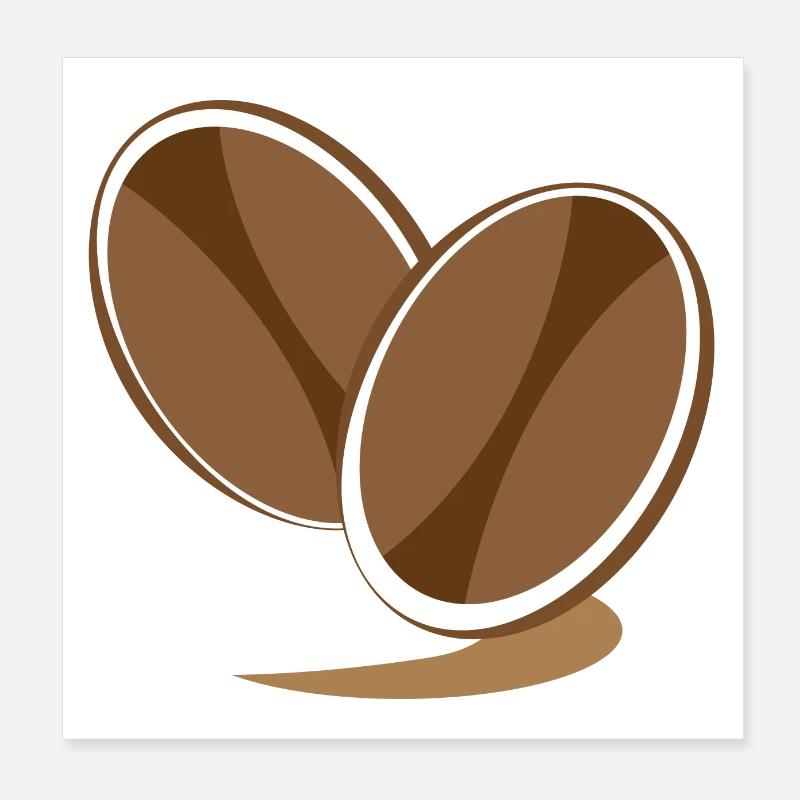 grains de café Poster 20 x 20 cm