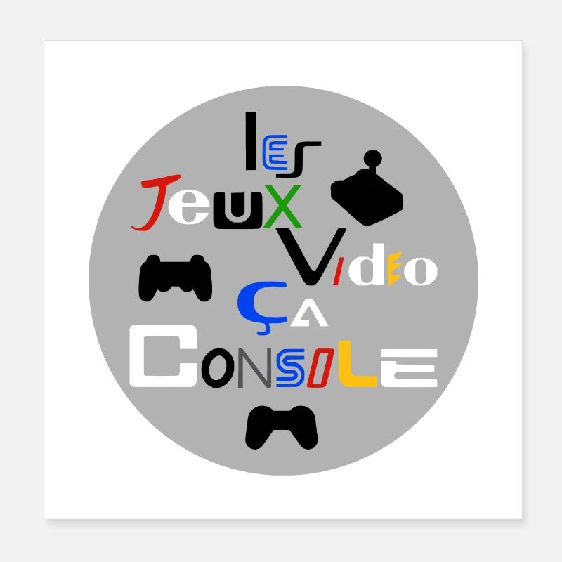VIDEO GIOCHI, QUESTA CONSOLLE! Poster 20x20 cm