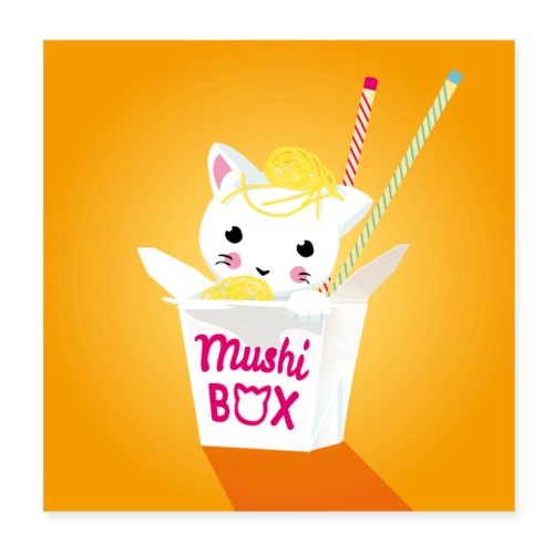 Mushi Box - Poster 20x20 cm