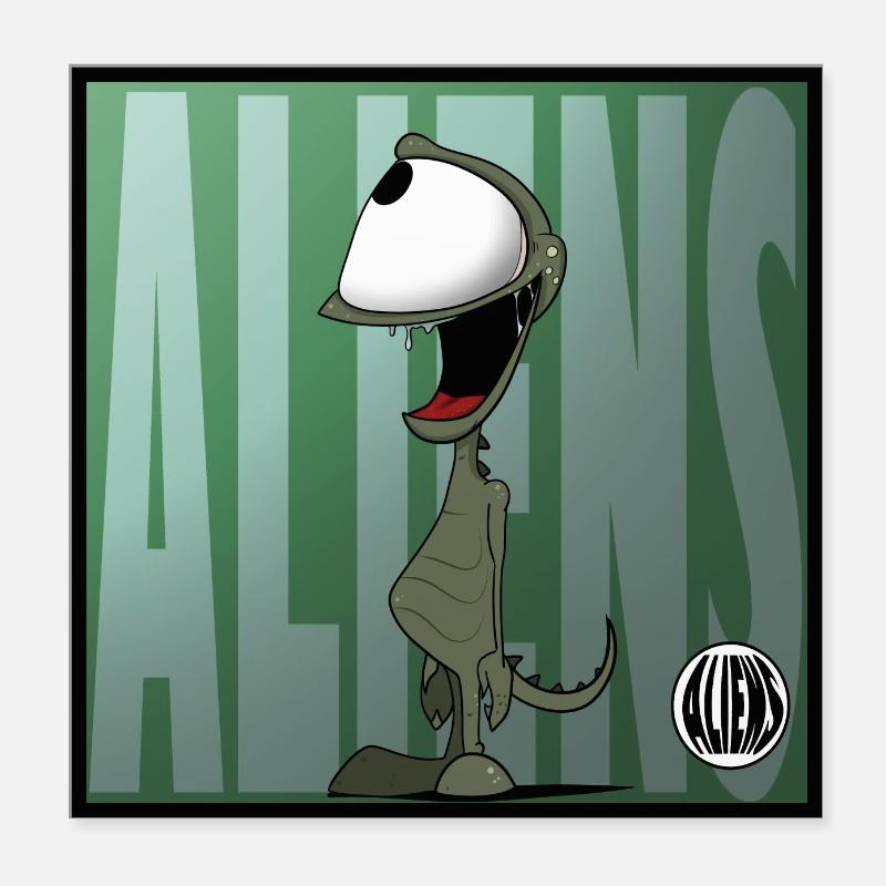 ALIENS, hors de ce monde Poster 20 x 20 cm