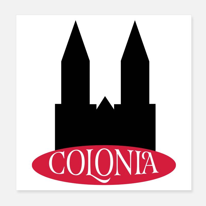 Cologne Poster 8" x 8" (20x20 cm)