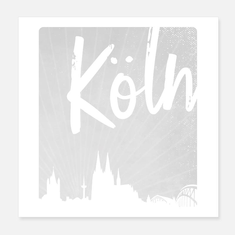 Köln Poster 20x20 cm