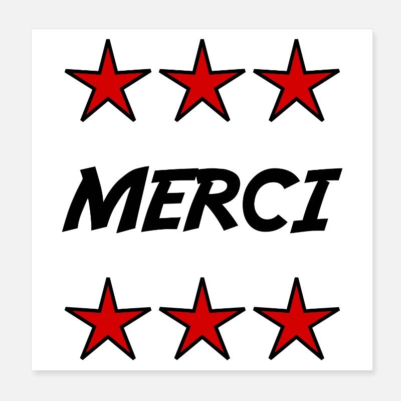 MAÎTRE. MAITRE. MERCI. MERCI MAÎTRE. MAITRE Poster 20 x 20 cm