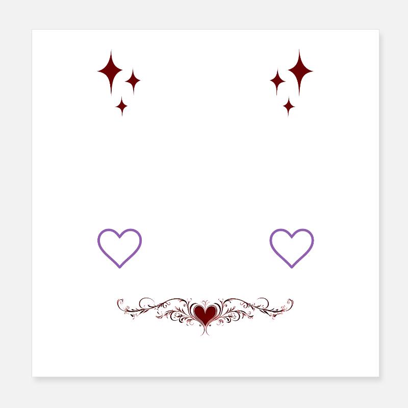 Princesse et chieuse: ça va, je gère Poster 20 x 20 cm