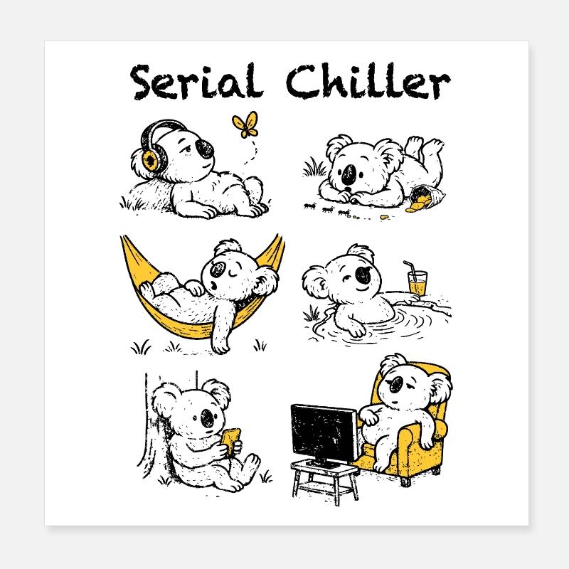 Serial Chiller Poster 20 x 20 cm