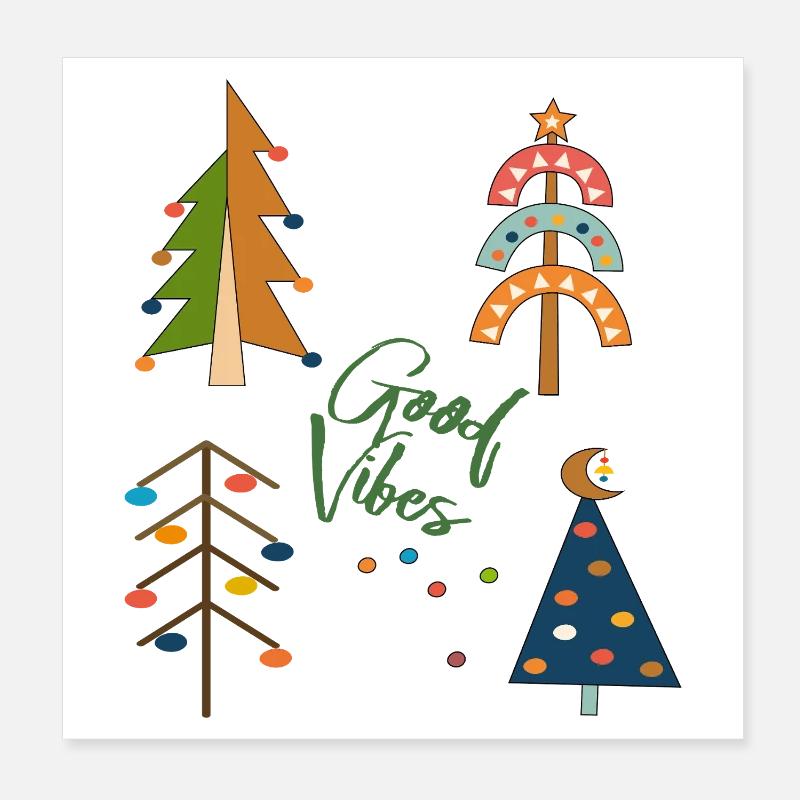 Noël Poster 20 x 20 cm