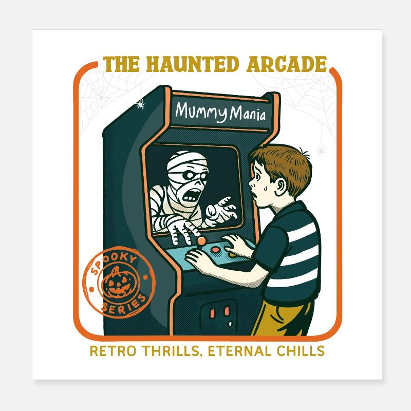 L’arcade hantée Poster 20 x 20 cm