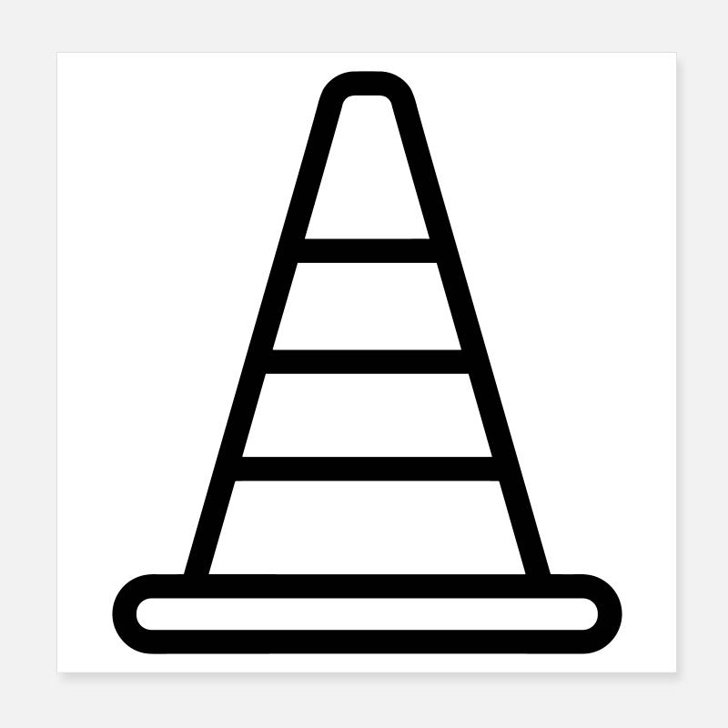 cone Poster 8" x 8" (20x20 cm)