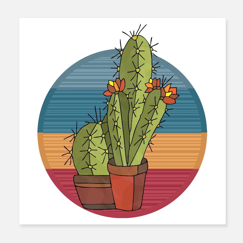 Fleur Poster 20 x 20 cm