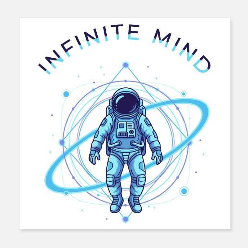 Unendlicher Geist Poster 20x20 cm