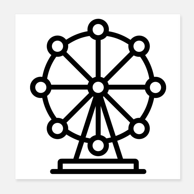 grande roue Poster 20 x 20 cm