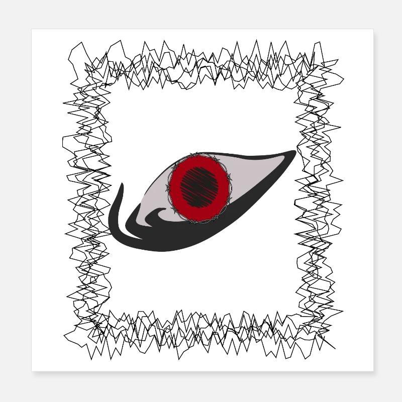 L’Œil Poster 20 x 20 cm