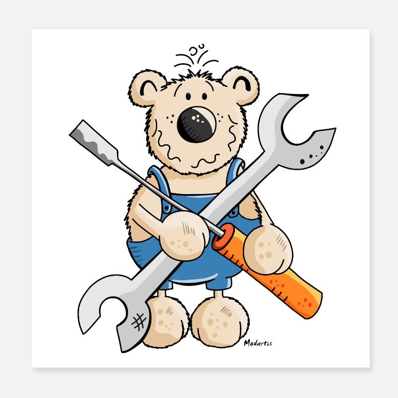 Artisans Ours Poster 20 x 20 cm