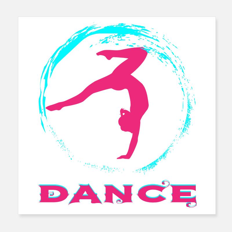 Danser Poster 20 x 20 cm