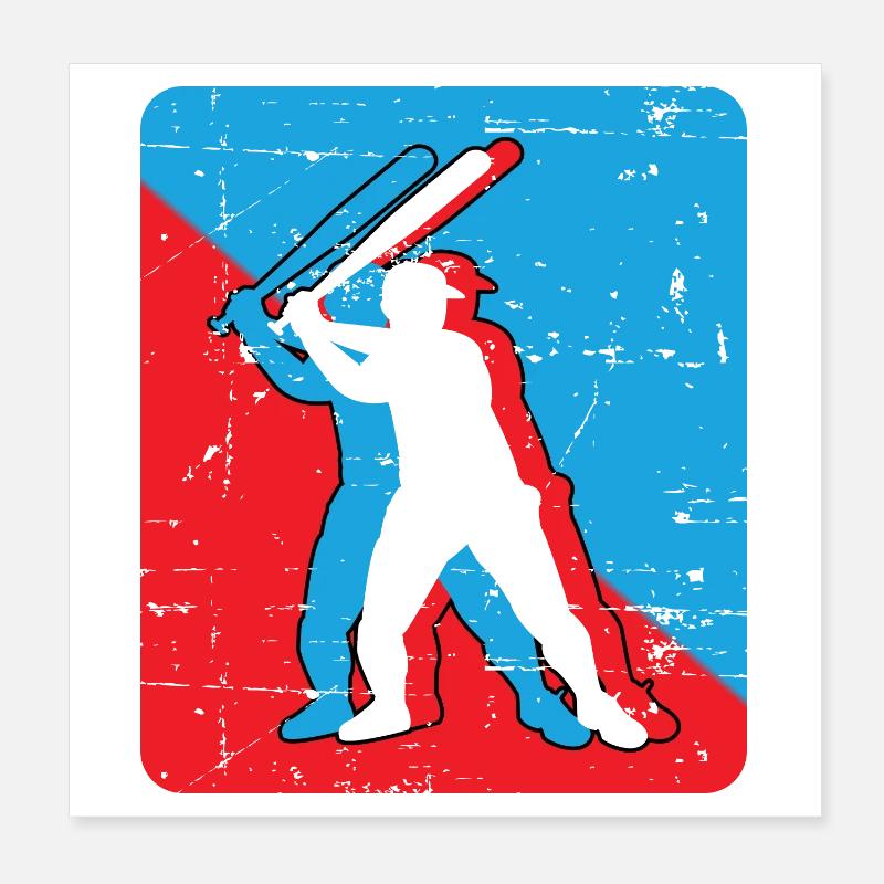 Baseball Poster 20x20 cm