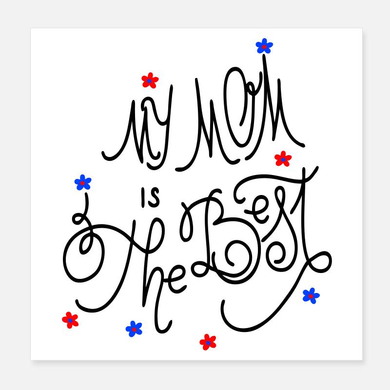 Muttertag Poster 20x20 cm