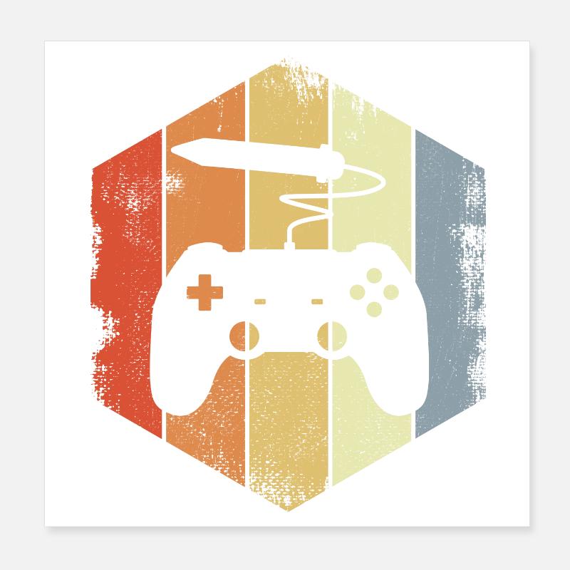 Artiste du jeu Poster 20 x 20 cm