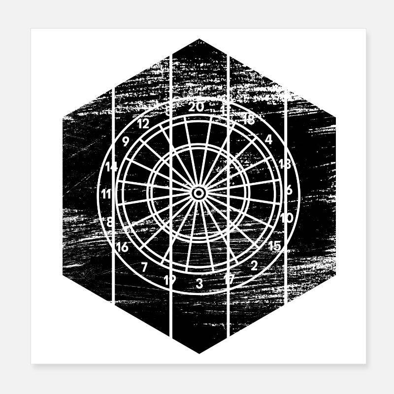 Cible Poster 20 x 20 cm