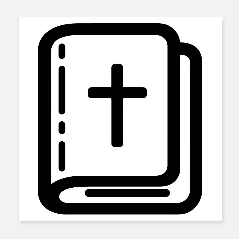 bible Poster 20 x 20 cm