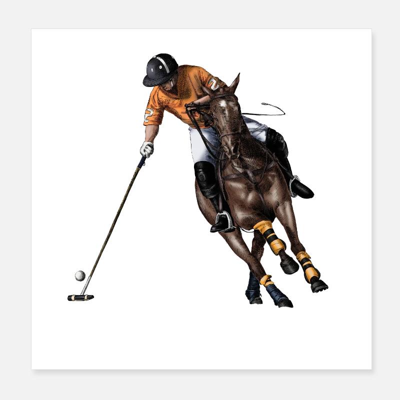 Polo Poster 20 x 20 cm