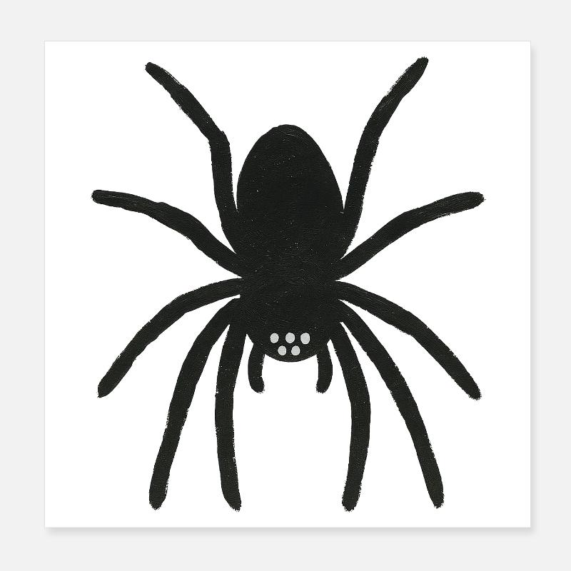 Peinture d’araignée Poster 20 x 20 cm