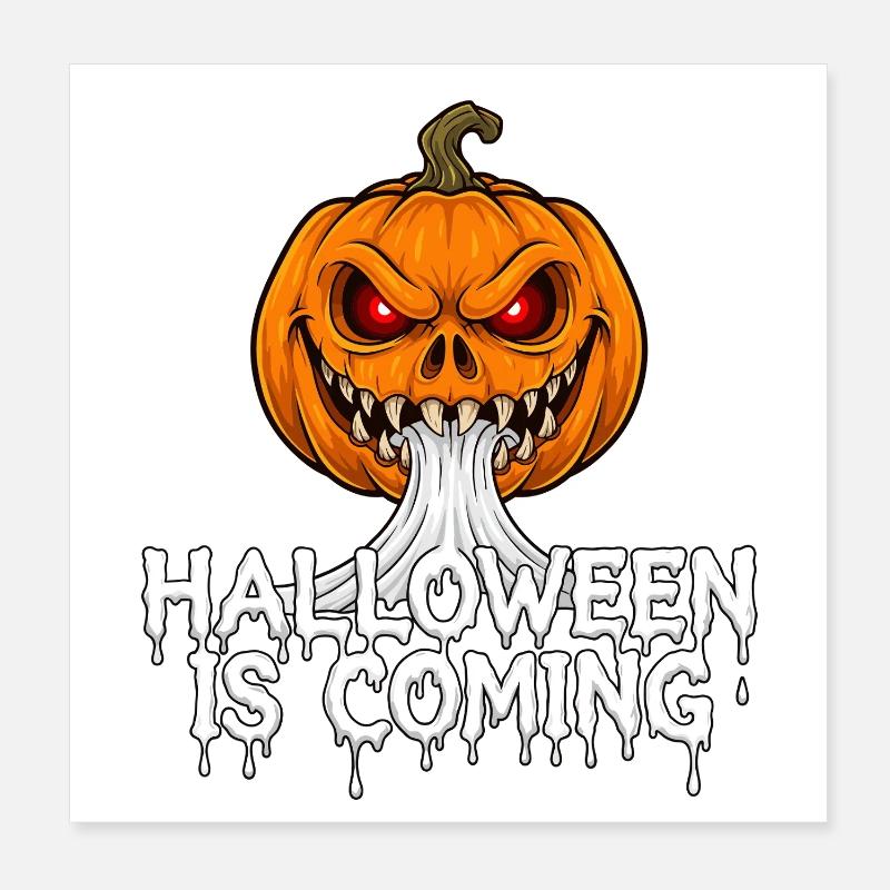 Halloween arrive Poster 20 x 20 cm