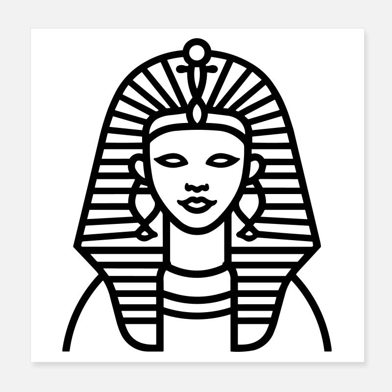 Pharao Poster 20x20 cm