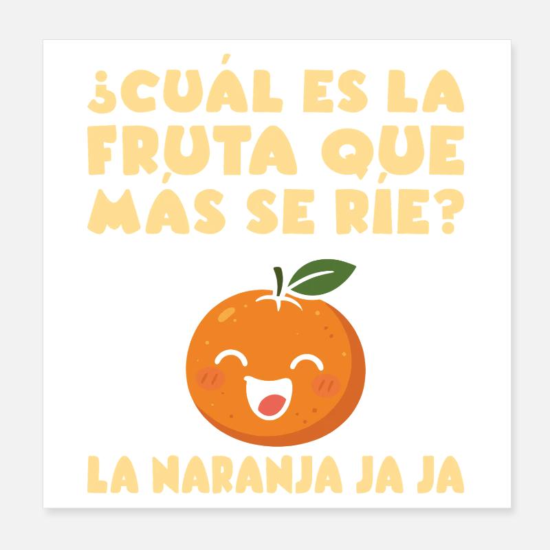 Lustige Spanischlehrerin der Maestra-Schule Poster 20x20 cm
