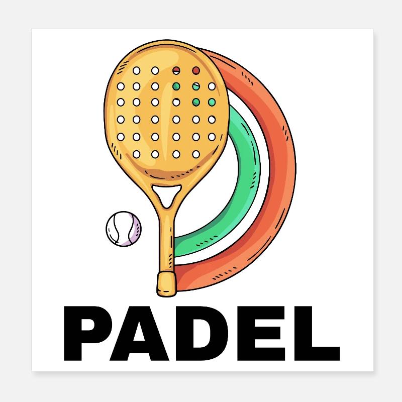 Je peux pas j ai padel Poster 20 x 20 cm