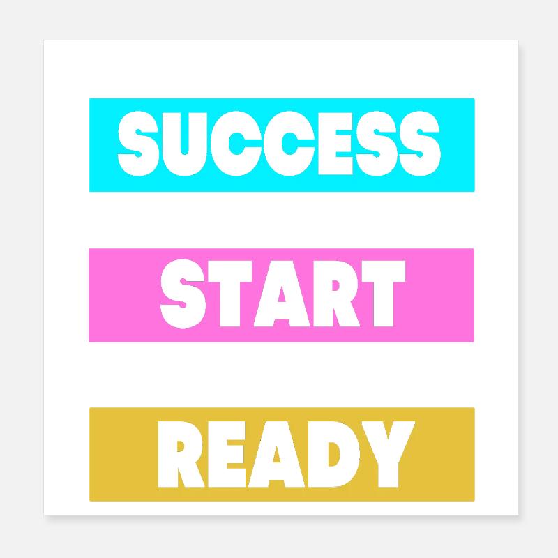 Unternehmer Workaholic Poster 20x20 cm