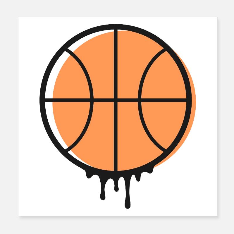 Der Korb Poster 20x20 cm