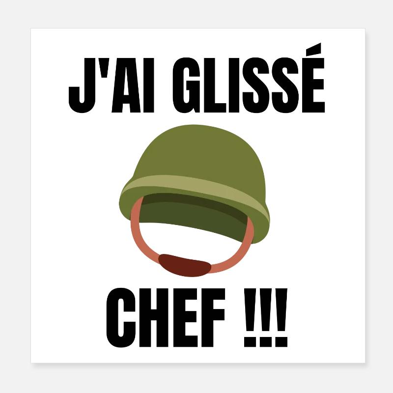 la septième Compagnie Poster 20 x 20 cm