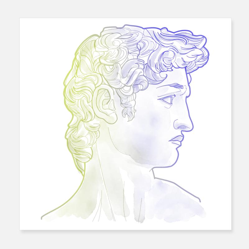 David Michel-Ange Poster 20 x 20 cm