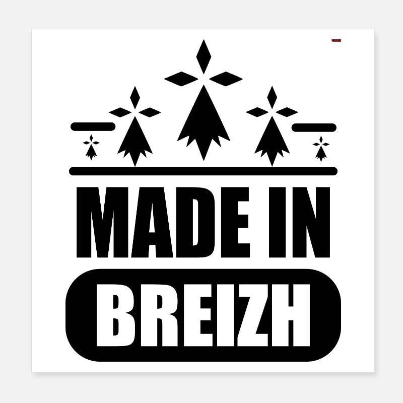 Made in BREIZH Poster 20 x 20 cm