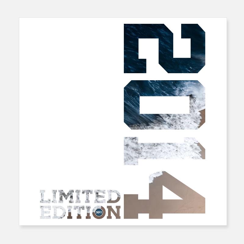 12E ANNIVERSAIRE ÉDITION LIMITÉE 2014 Poster 20 x 20 cm