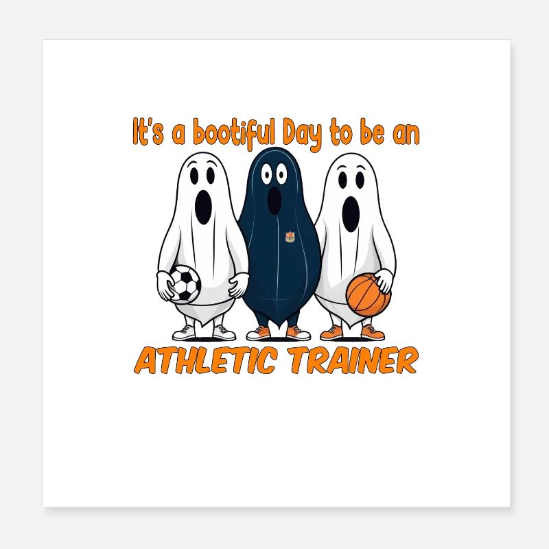 Bootiful Day Athletiktrainer Poster 20x20 cm
