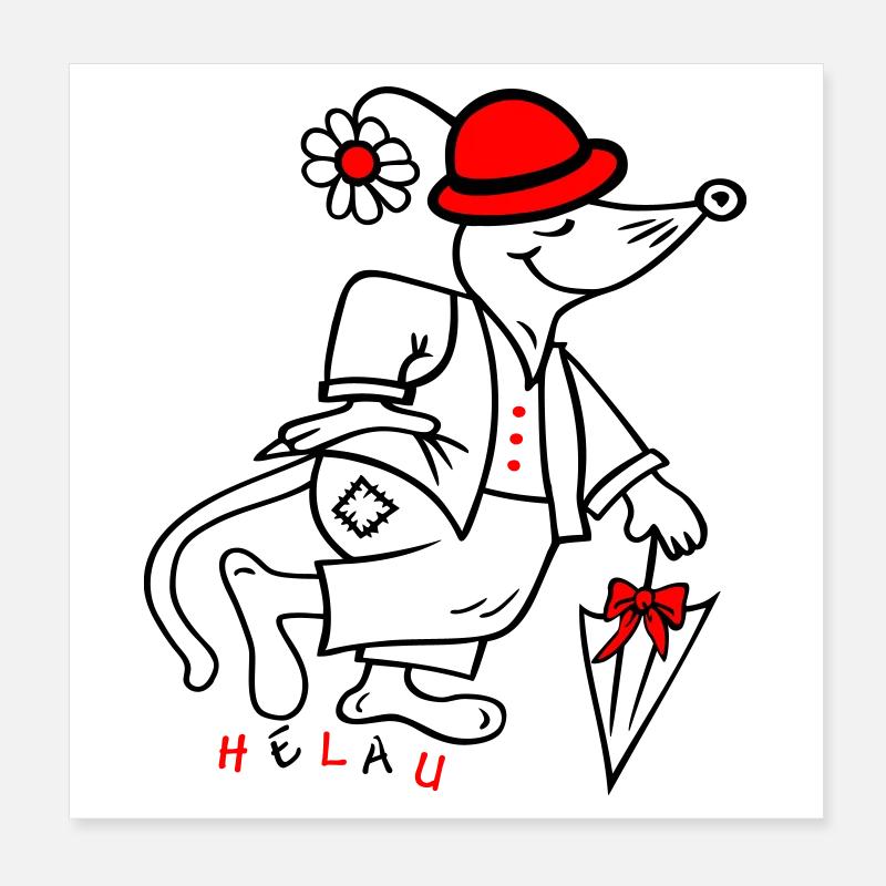 Carnival Poster 8" x 8" (20x20 cm)