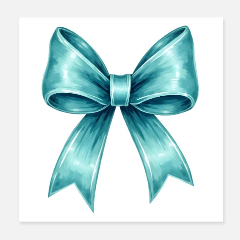 Arc turquoise Poster 20 x 20 cm