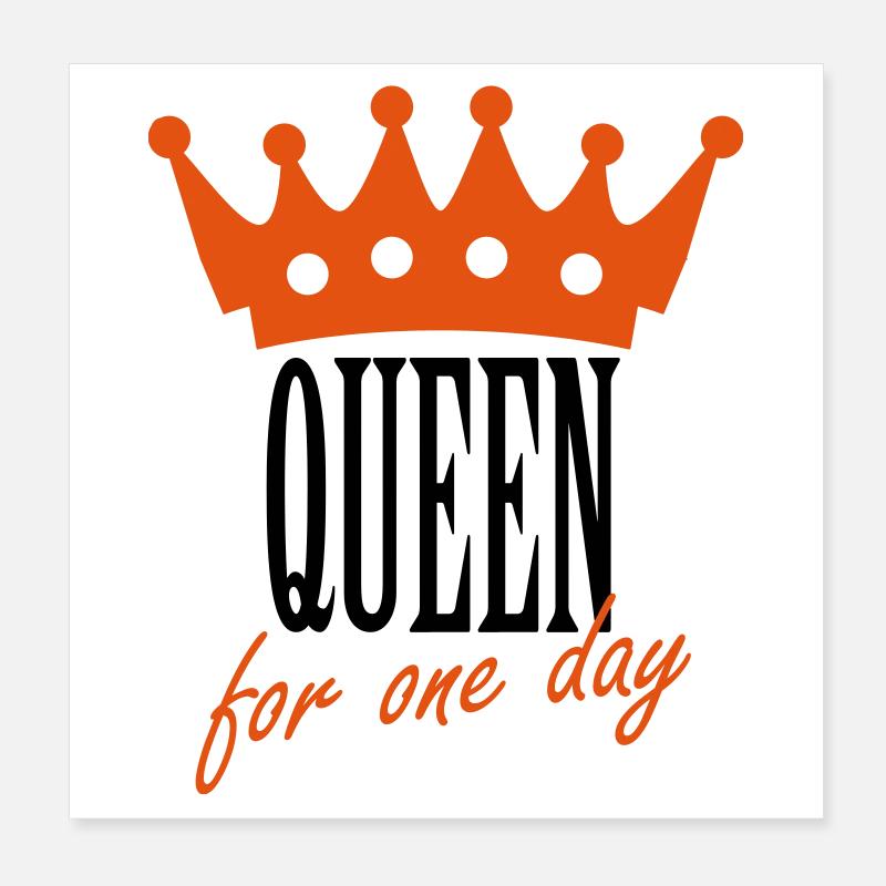 Queen for a day Poster 8" x 8" (20x20 cm)