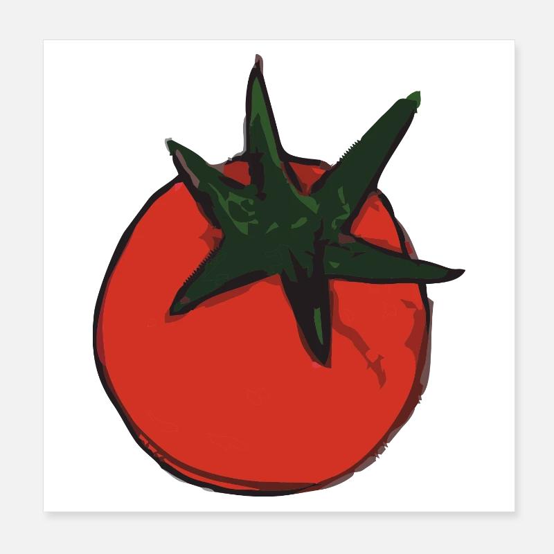 tomate tomatoe Poster 20x20 cm