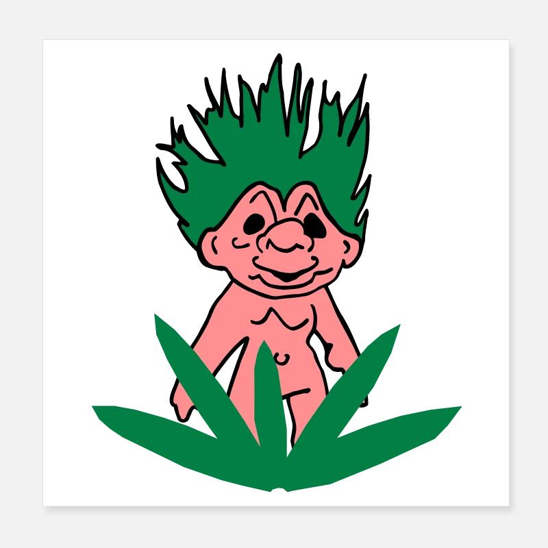 Troll yourself out! Poster 8" x 8" (20x20 cm)