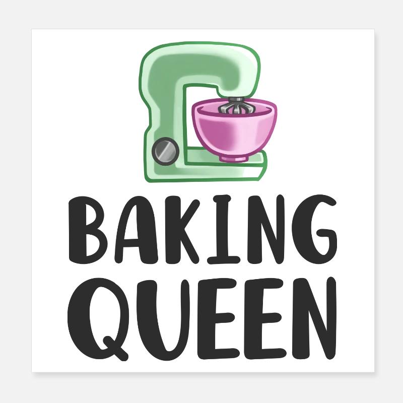 Boulanger de cuisson Poster 20 x 20 cm