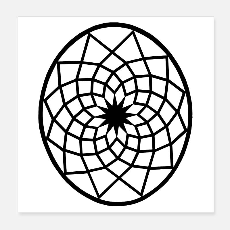 Piazza del Campidoglio Poster 20 x 20 cm