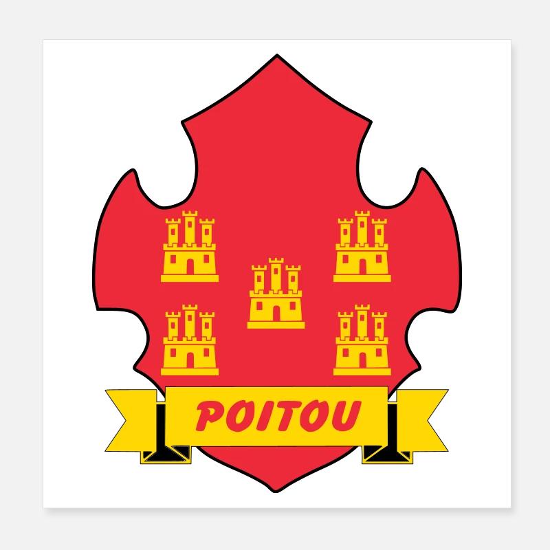 Poitou Poster 20 x 20 cm