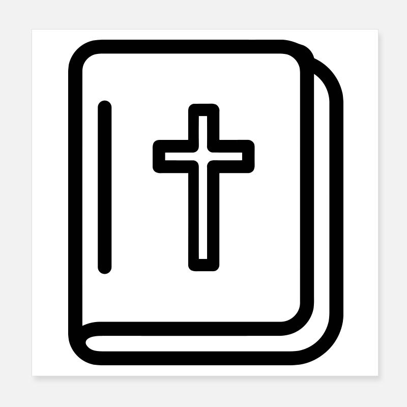 bible Poster 20 x 20 cm