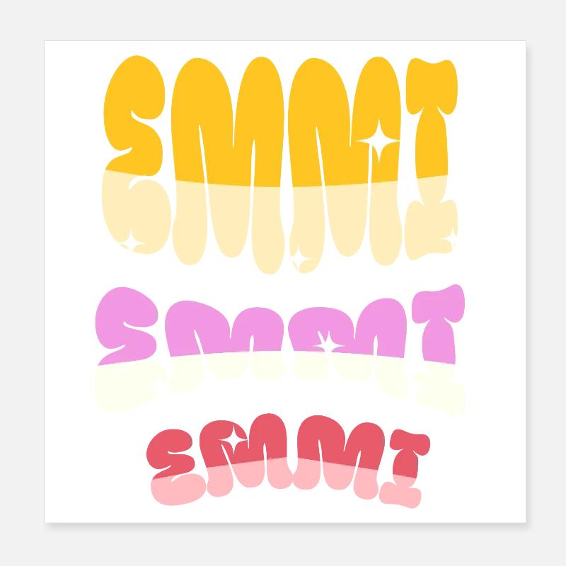 Emmi Nom Emmily Emmi Prénom Poster 20 x 20 cm